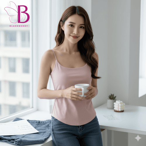 Women Padded Bra Tank Top Women Spaghetti Cami Top Vest Female Camisole With Built In Bra